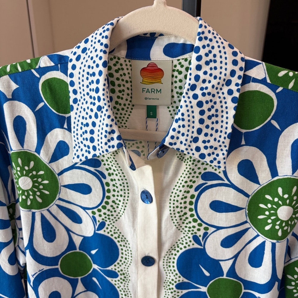 FARM RIO Exclusive Top Maia Blue - Picture 11 of 12